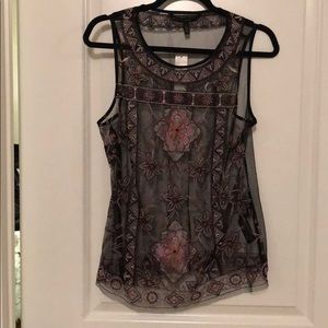 Sheer White House Black Market Top